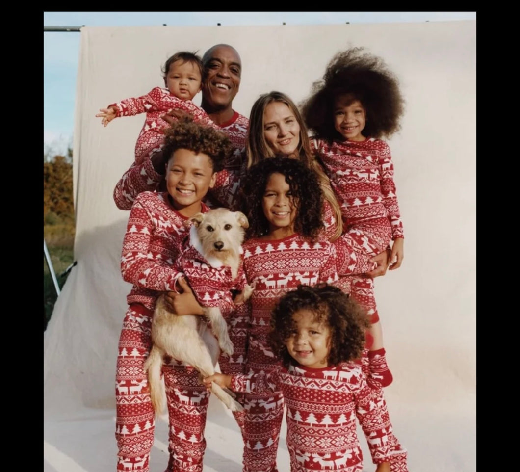 Red & White Christmas Pajamas