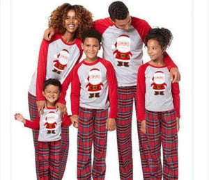 Santa & Plaid Christmas Pajamas