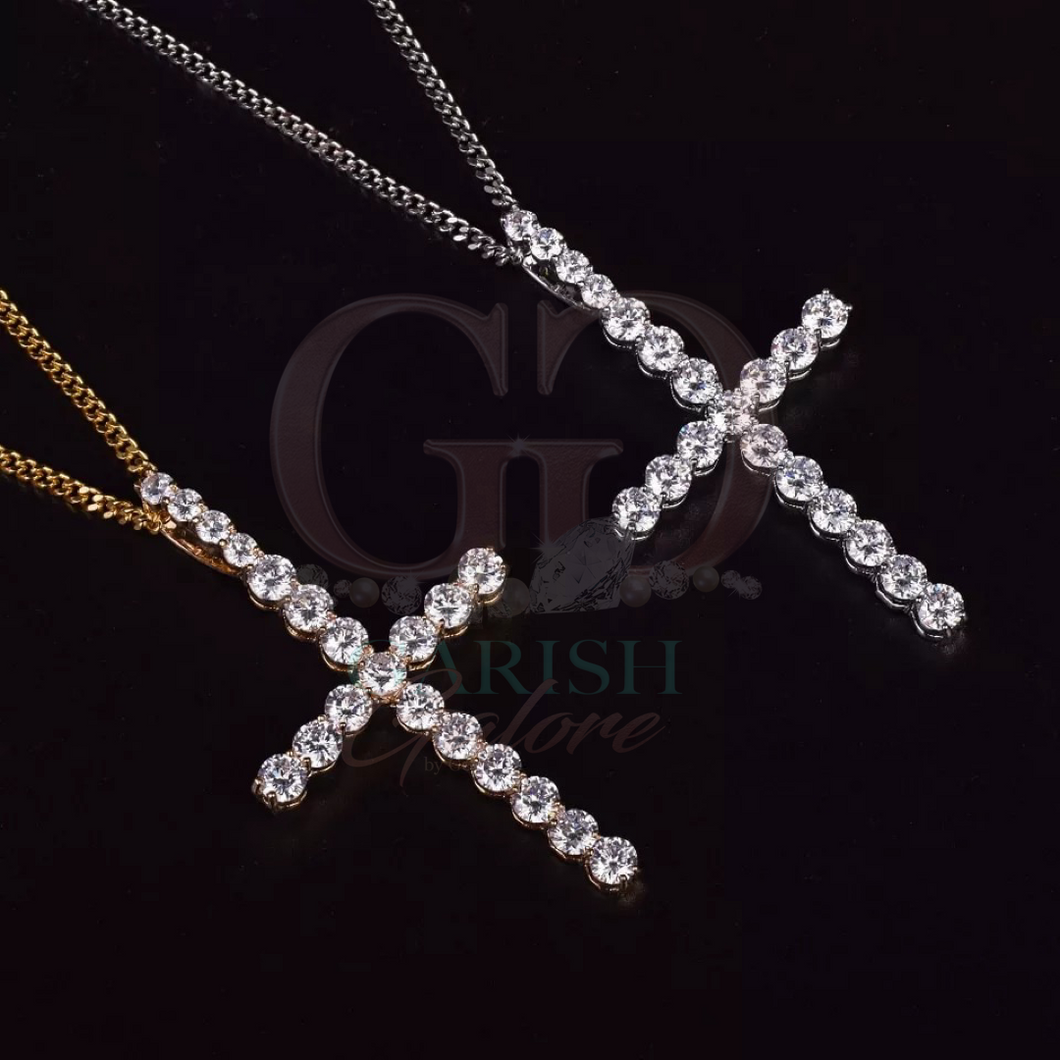 CHOPARD Happy Diamond Extra Large Diamond White Gold Cross Pendant | White  gold cross pendant, White gold cross, Cross pendant