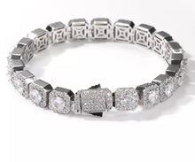 Load image into Gallery viewer, Clustered Tennis Bracelet / Chain
